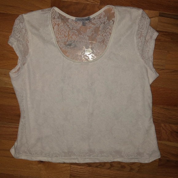 Charlotte Russe Lace Blouse - Picture 1 of 3